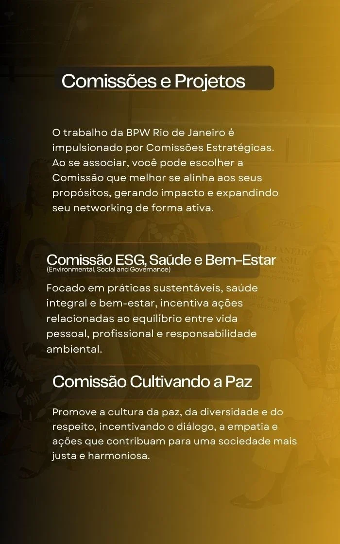 Comitês e Projetos