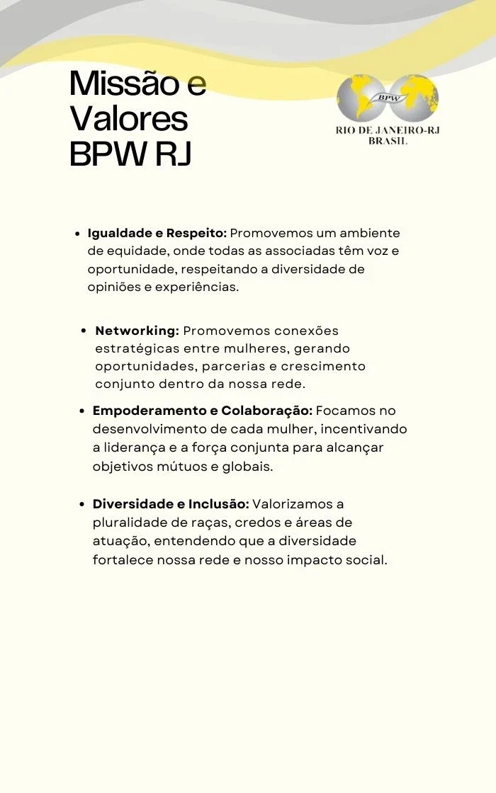 Missão e valores